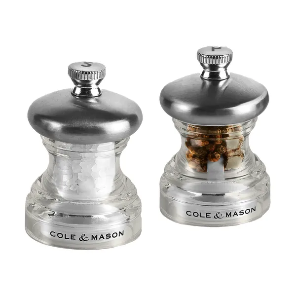 Button salt-och pepparkvarn set 6,5 cm