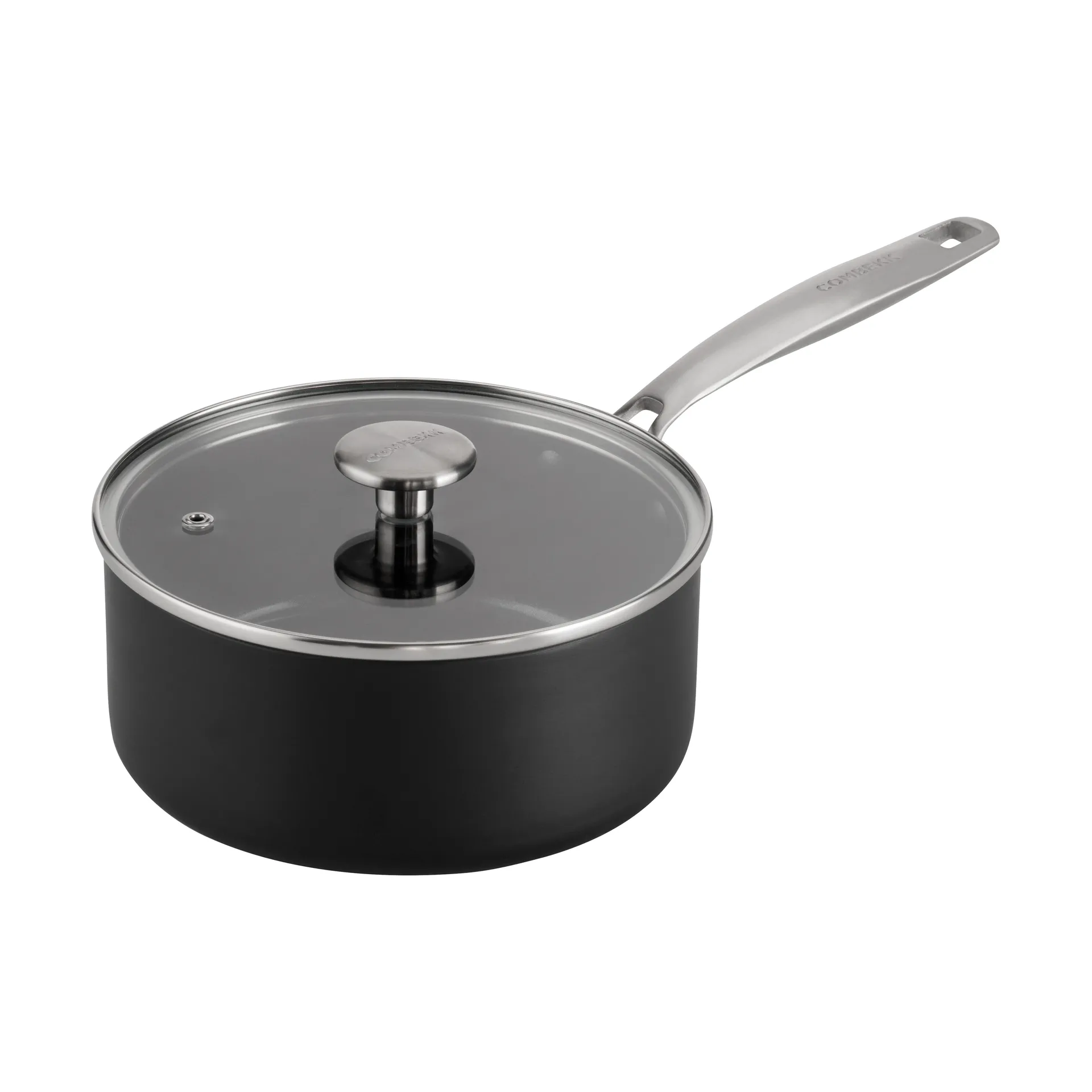 Combekk Combekk Element kasserolle med låg aluminium sort Ø18 cm billede