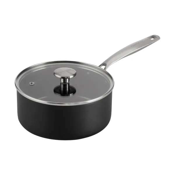 Combekk Element kastrull med lock aluminium svart, Ø18 cm