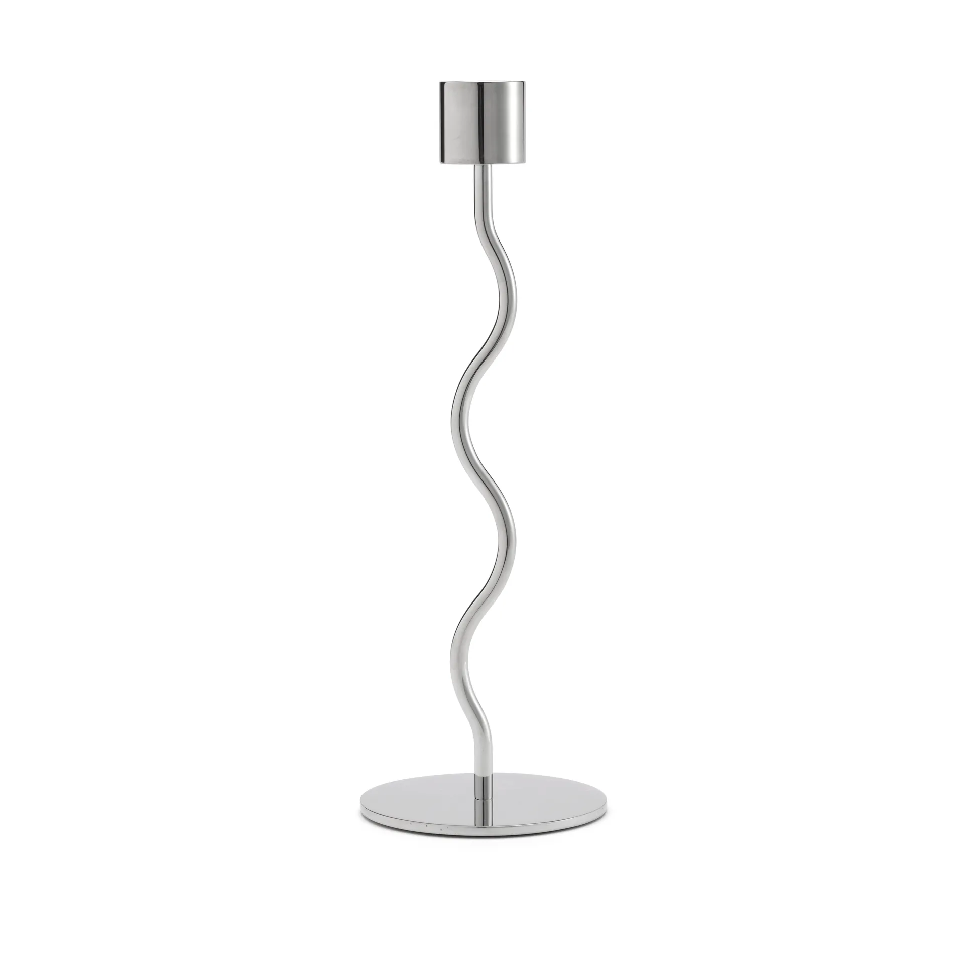 Cooee Design Bougeoir Curved Acier inoxydable