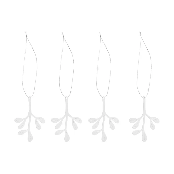 Cooee julhänge stainless steel 4-pack, Mistletoe