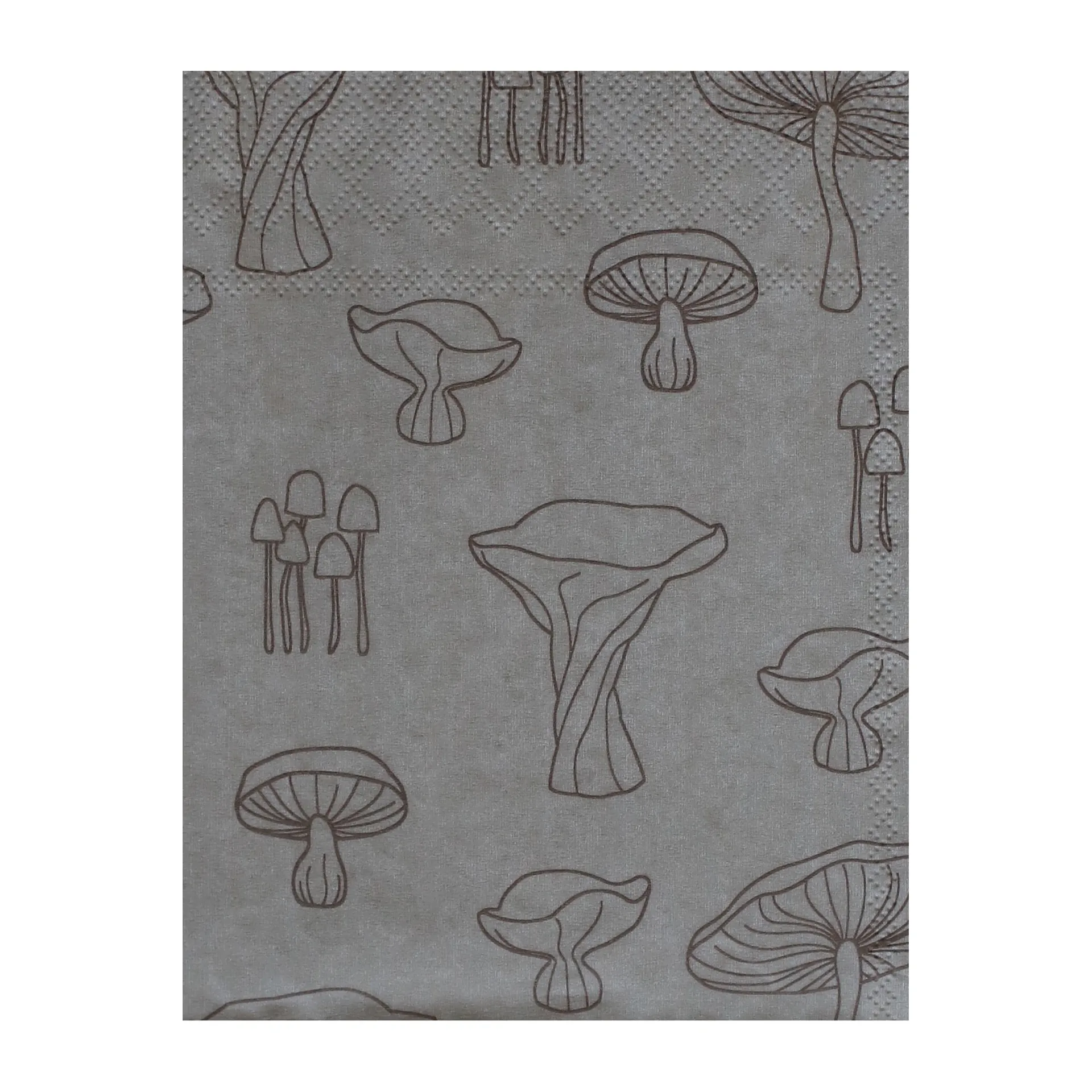 Cooee Design Fungi servietter 33x33 cm 20-pak Sand/Hazelnut billede