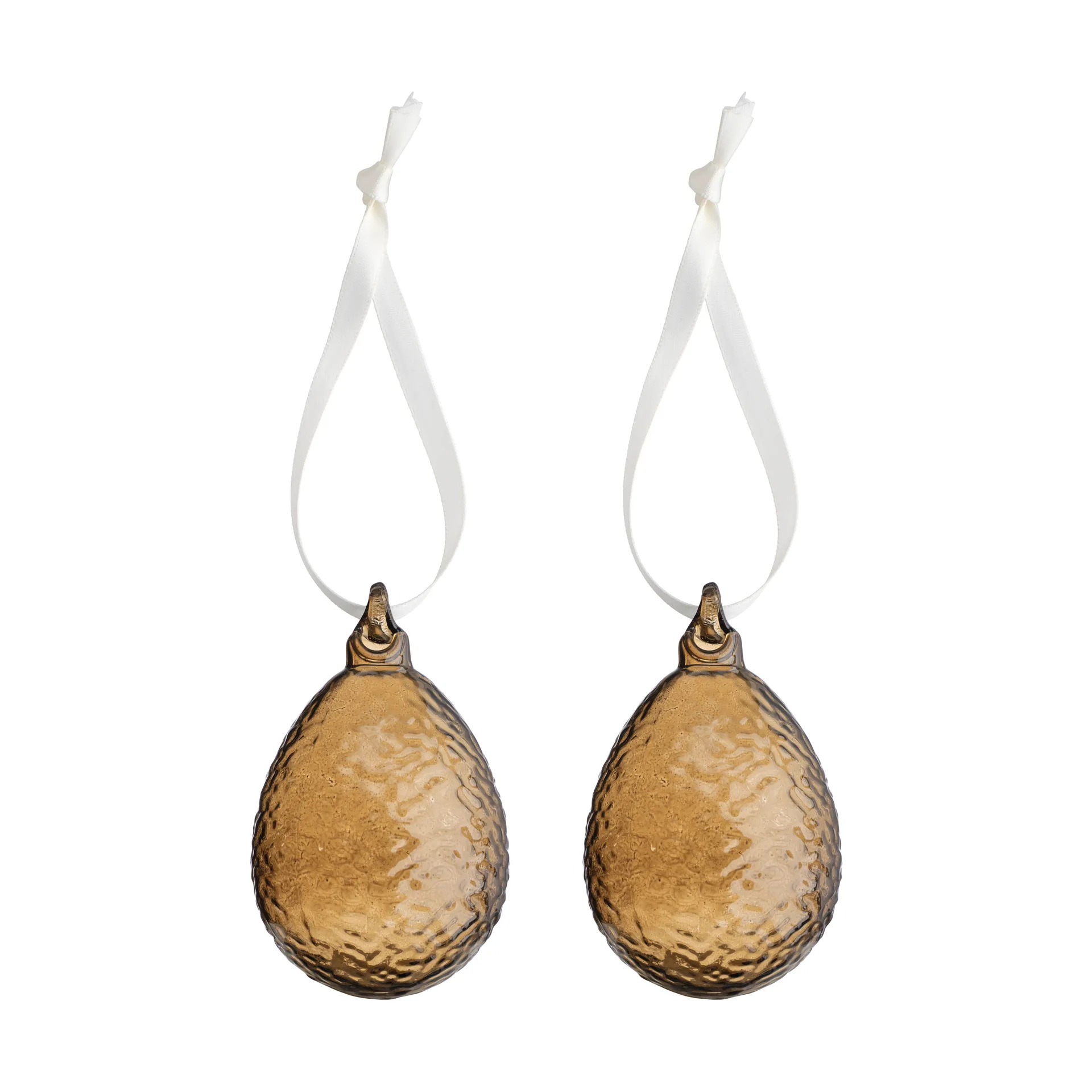 Cooee Design Gry œuf de Pâques à suspendre lot de 2 Cognac