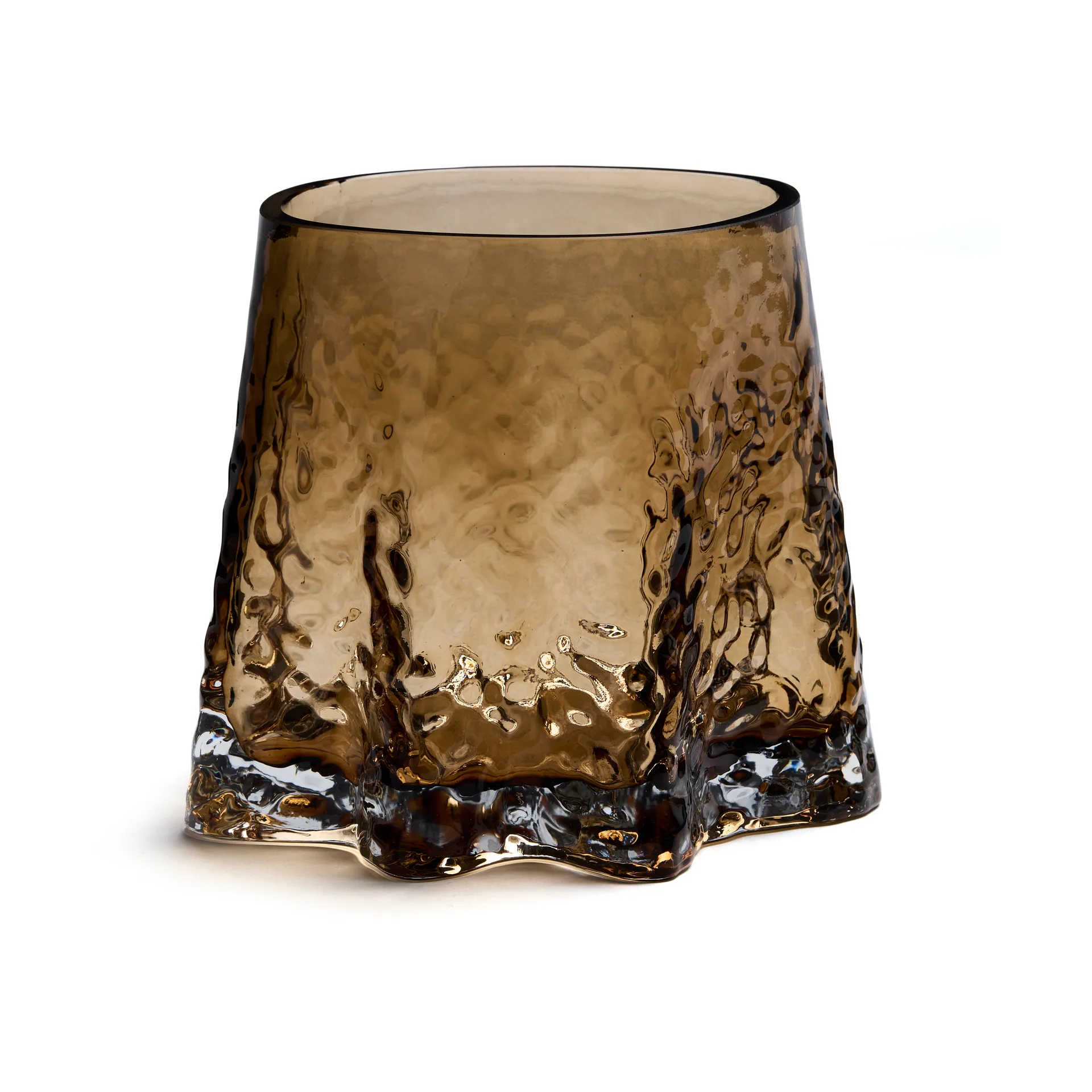 Cooee Design Lanterne en verre Ø Cognac