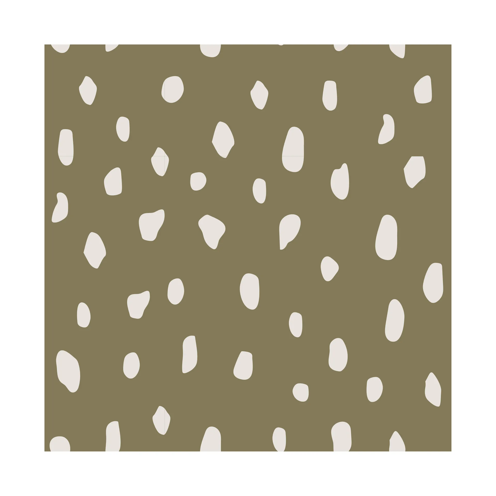 Cooee Design Serviettes Dots cm Lot de 20 Olive