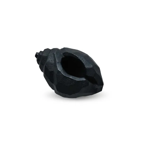 The Pear Shell skulptur 16 cm, Coal