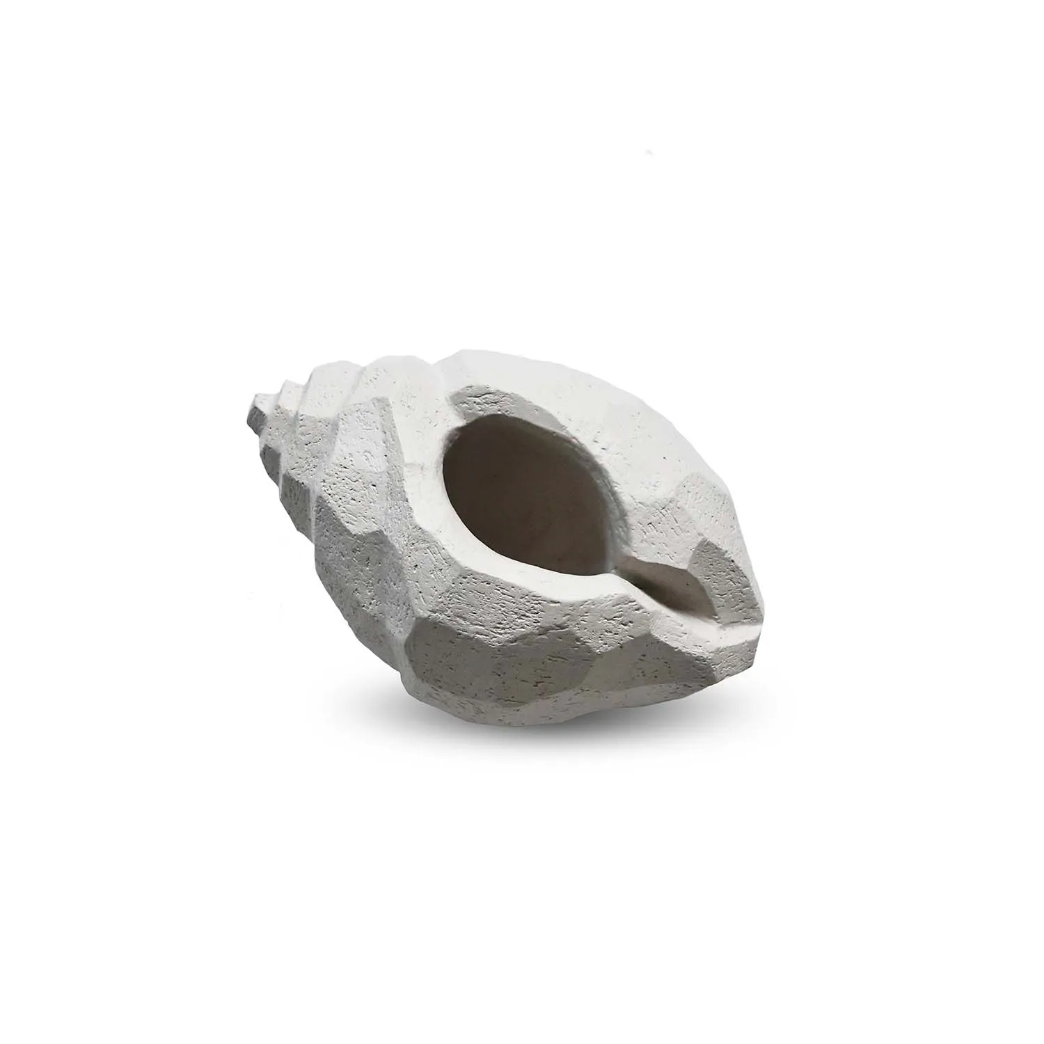 Cooee Design The Pear Shell skulptur 16 cm Limestone billede