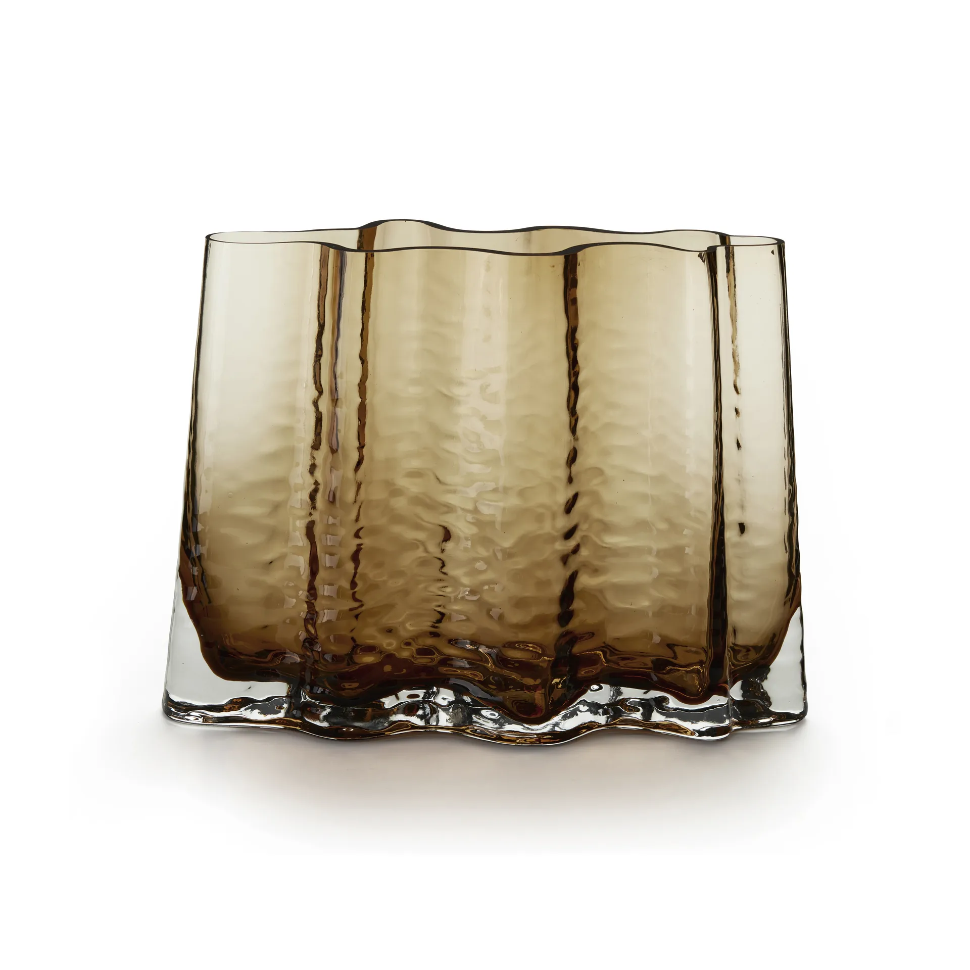Cooee Design Vase Gry wide Cognac — vue 3