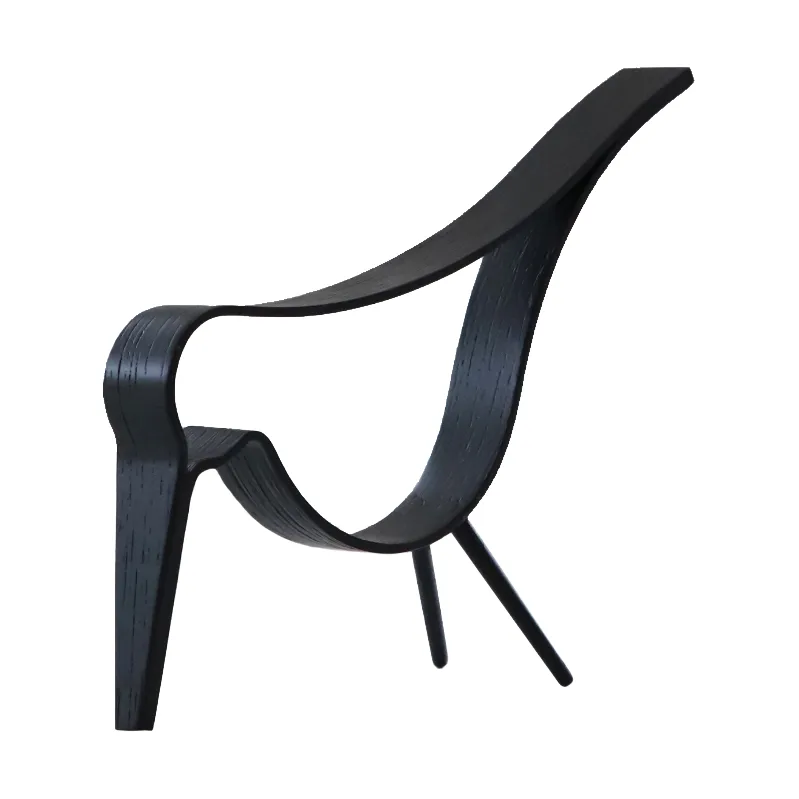 Cooee Design Woody Bird moyen Chêne peint noir