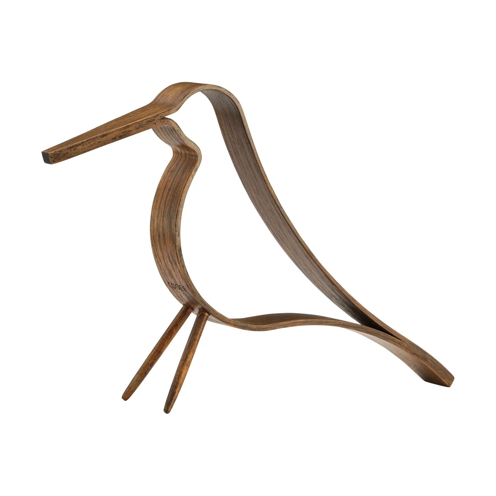 Cooee Design Woody Bird moyen Chêne teinté foncé