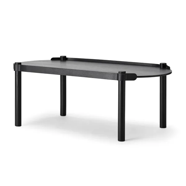 Woody bord 50x105 cm, Black stained oak