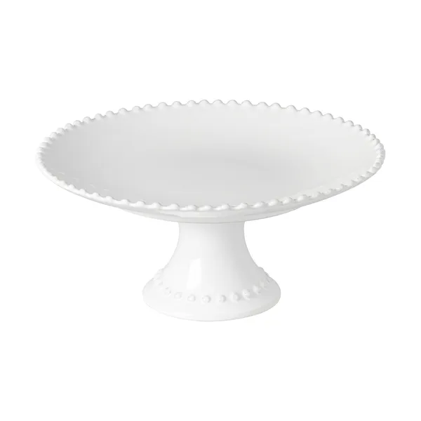 Pearl tårtfat, Vit, Ø28,4 cm