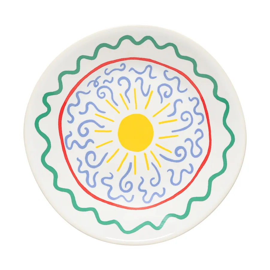 Costa Nova Summer Bliss tallerken Sun, Ø16,3 cm