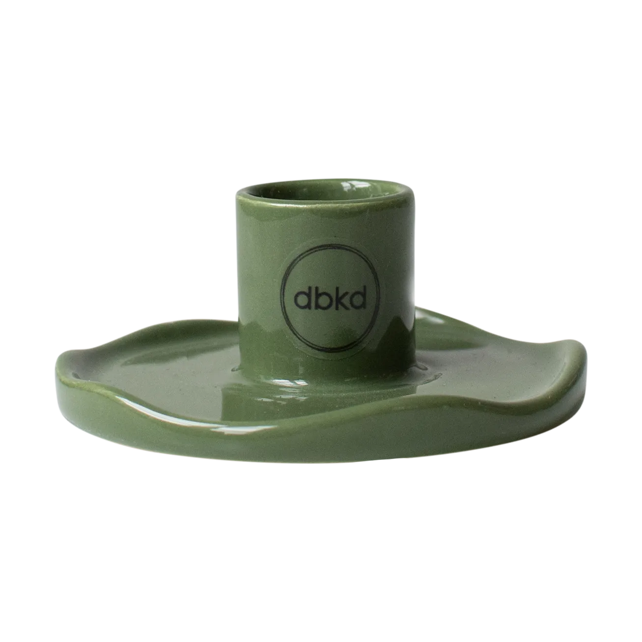 DBKD Bougeoir Wave Vert brillant