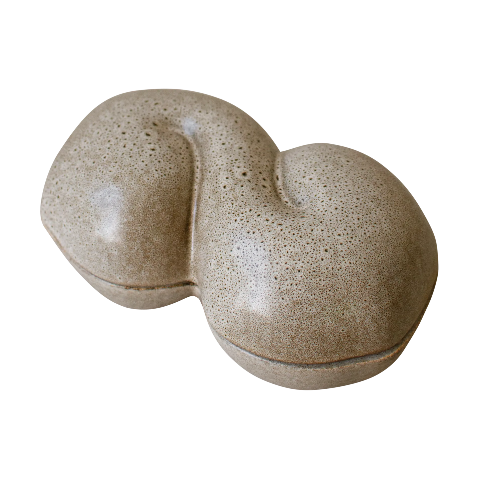 DBKD Bun skål med låg 11x18 cm Beige