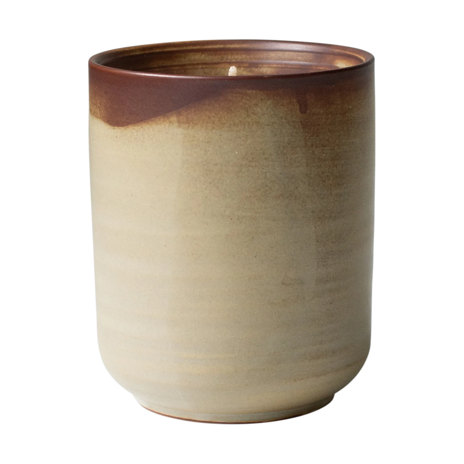 DBKD Burn duftlys 60 h Creme-brown billede