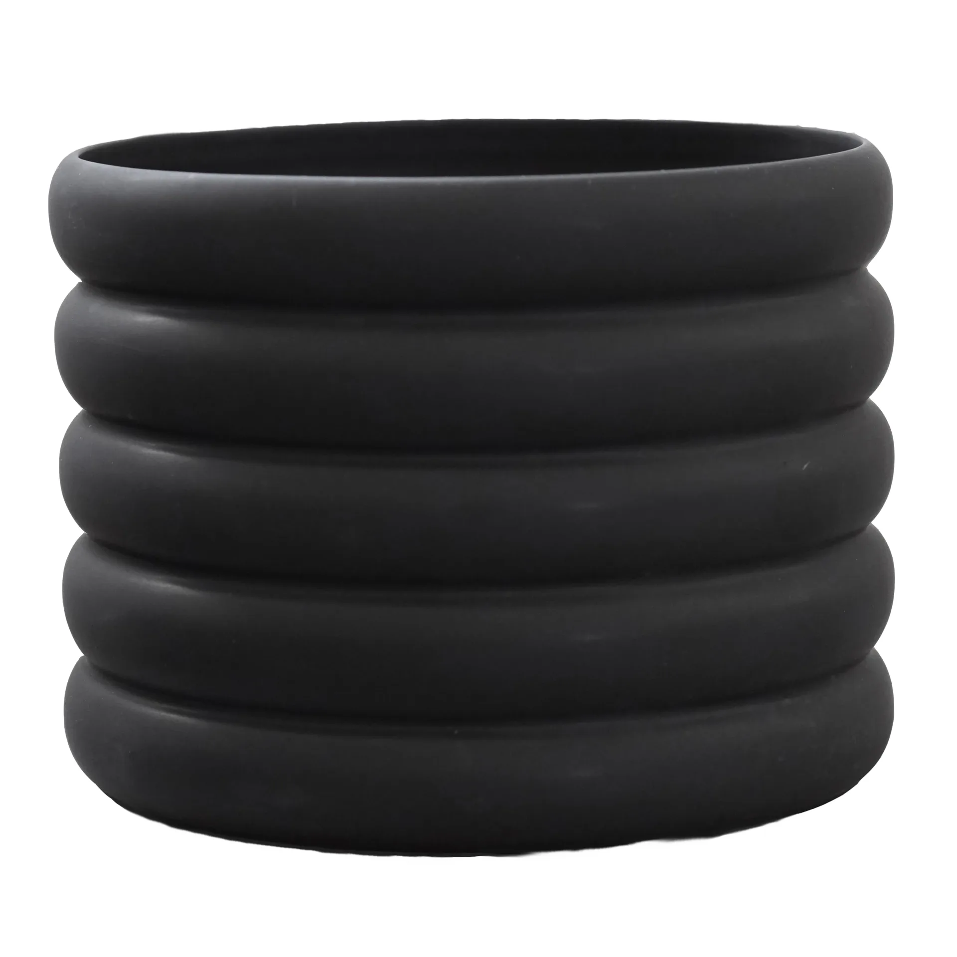DBKD Cache-pot Mud noir Grand, Ø