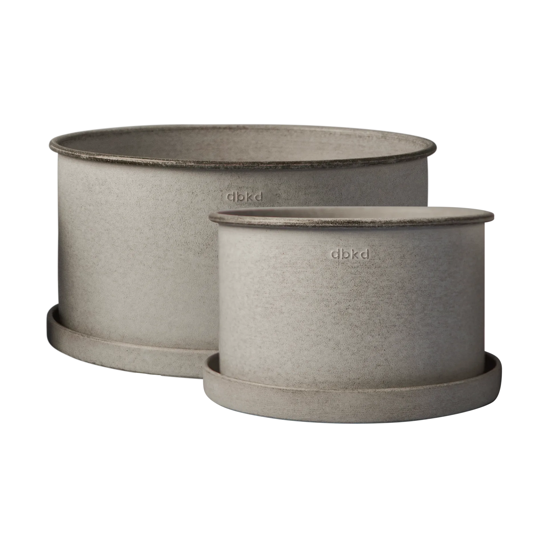 DBKD Cache-pot Plant bowl, lot de 2 Beige