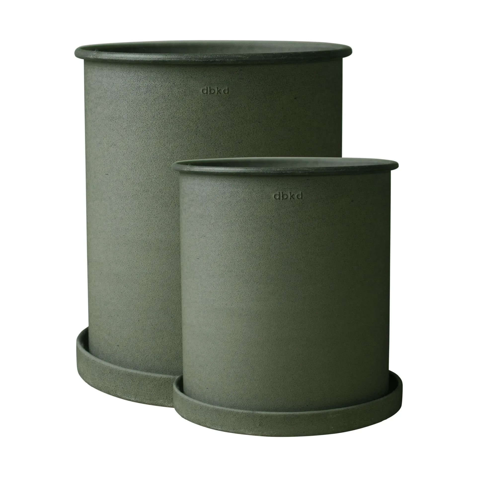 DBKD Cache-pot Plant pot, large, lot de 2 Green