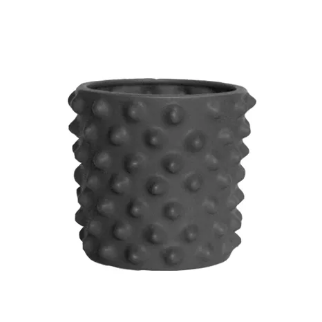DBKD Cloudy kruka m&ouml;rkgr&aring; Mini &Oslash;14 cm
