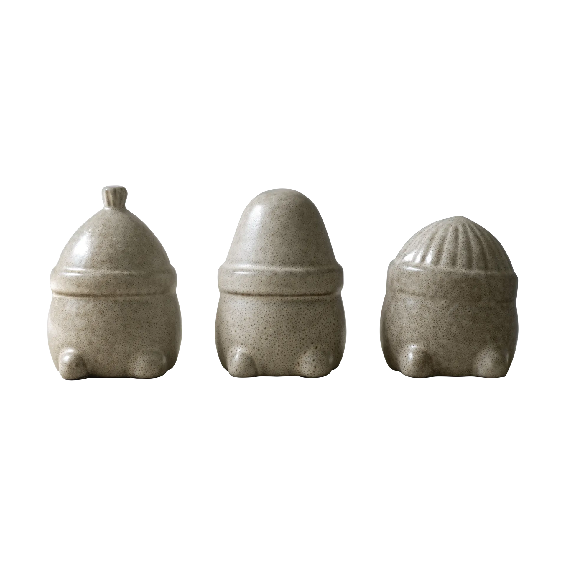 DBKD Décoration de Noël Hipster Triplets Lot de 3 Beige