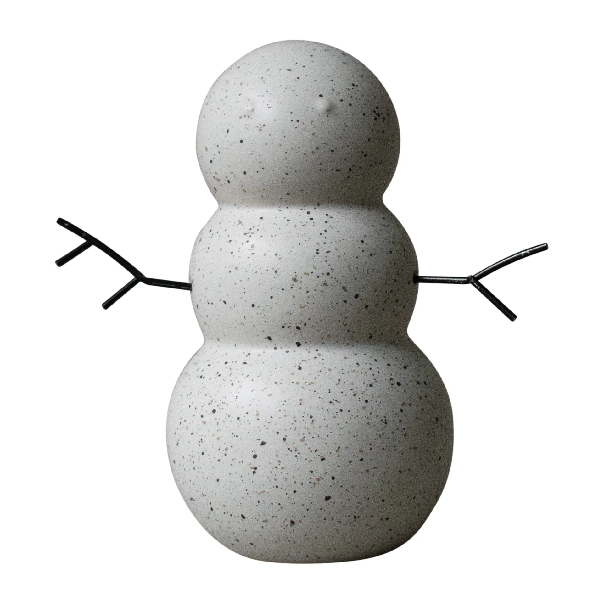 DBKD Décoration de Noël Snowman 16,5 cm Mole dot