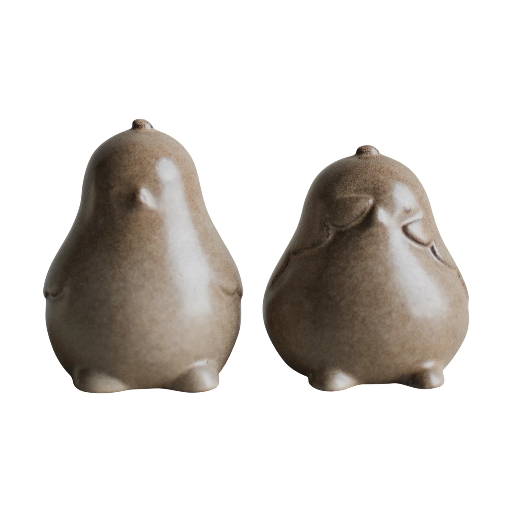 DBKD Décoration de Pâques Chubby chicken, Lot de 2 Beige
