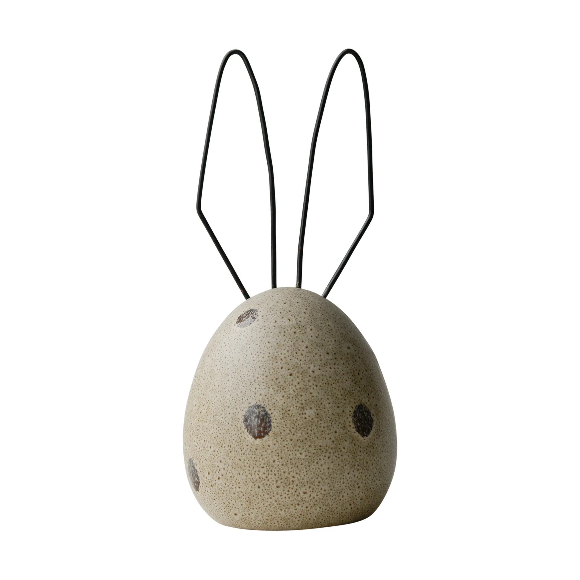 DBKD Décoration de Pâques Hare H18 cm Beige dot
