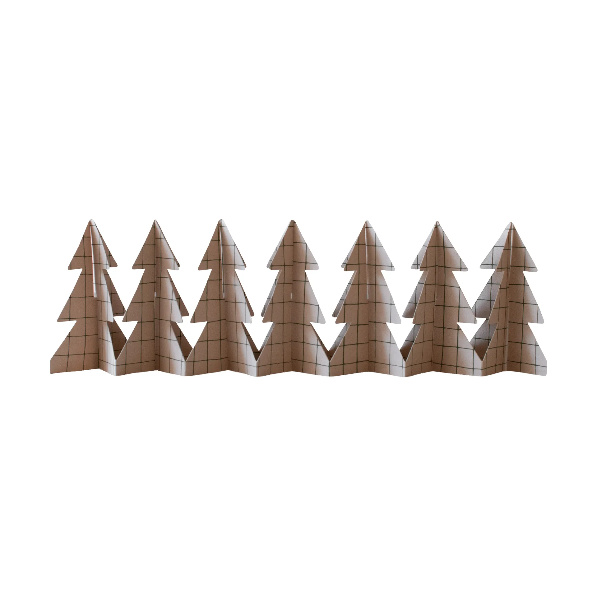 DBKD Décoration Tree in a row Square sand, cm