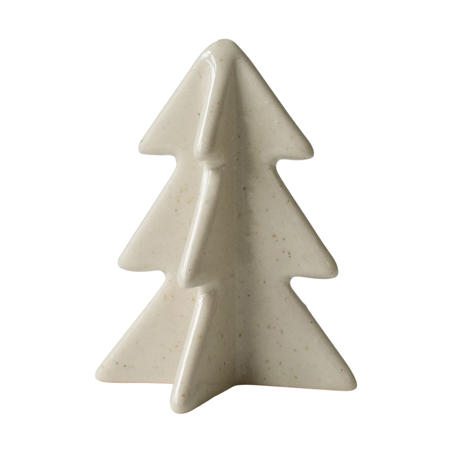 DBKD Décoration Winter tree Vanilla, 8 cm