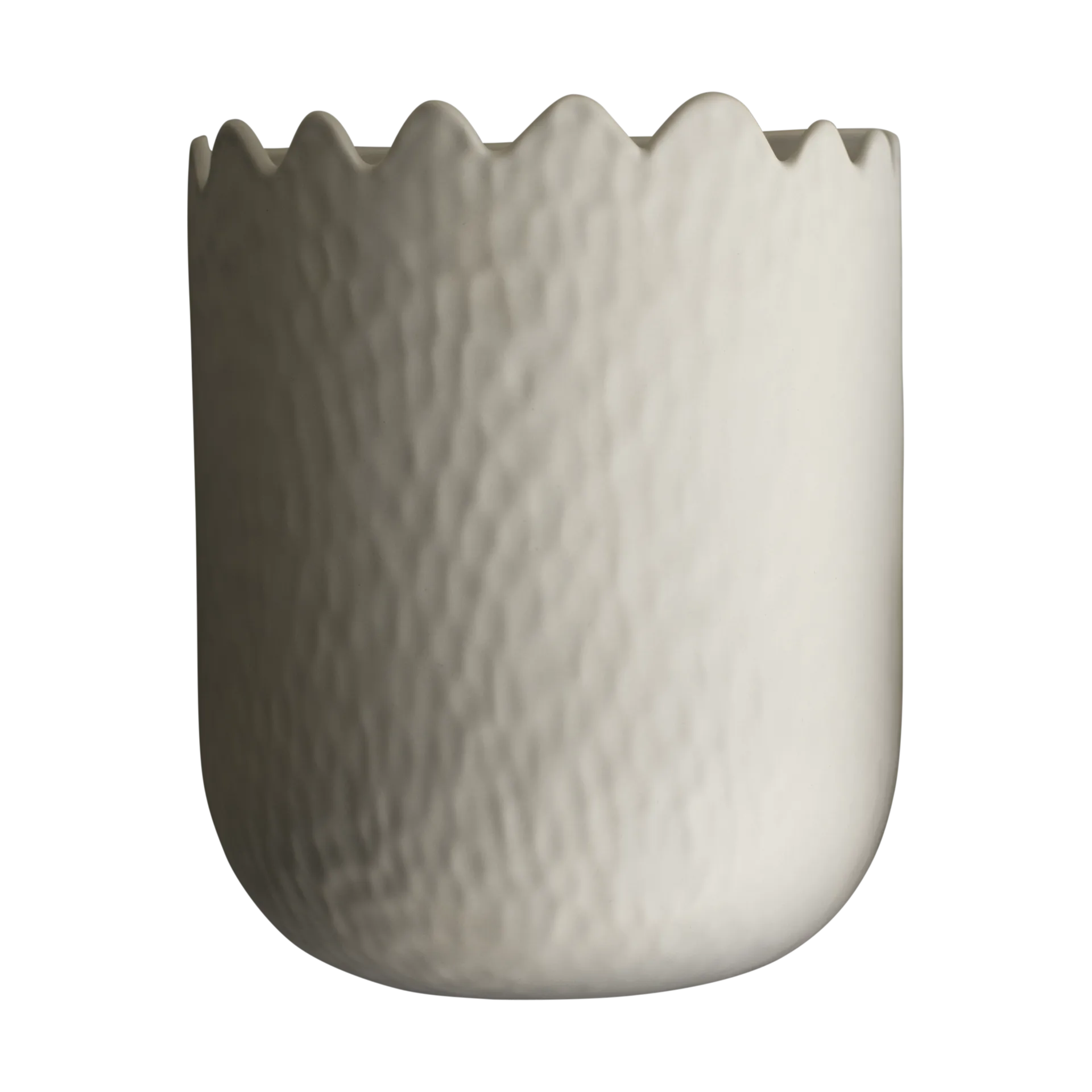 DBKD Flowery veggkrukke 24 cm Creme