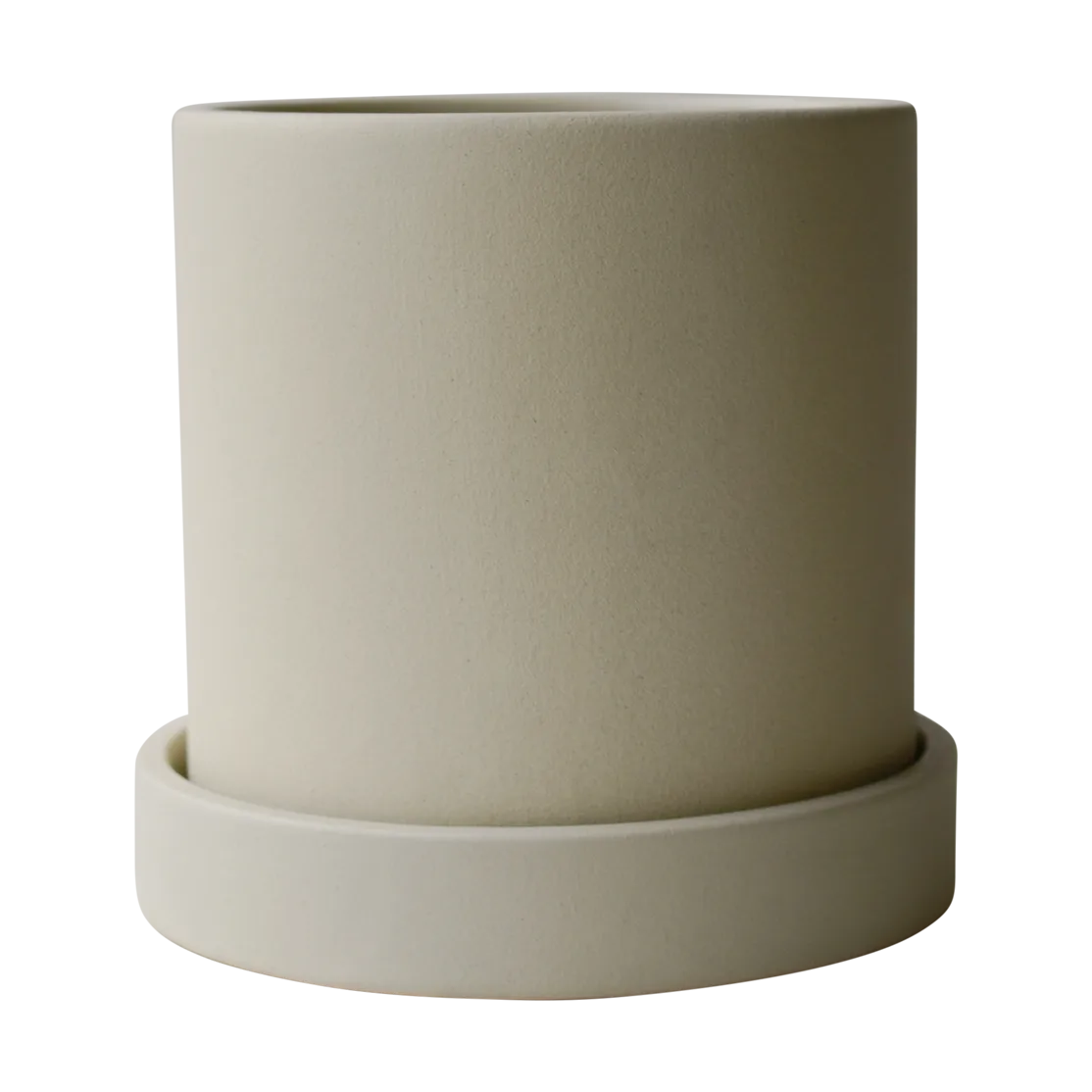 DBKD Grow potte Ø10 cm med underskål Sandy creme billede