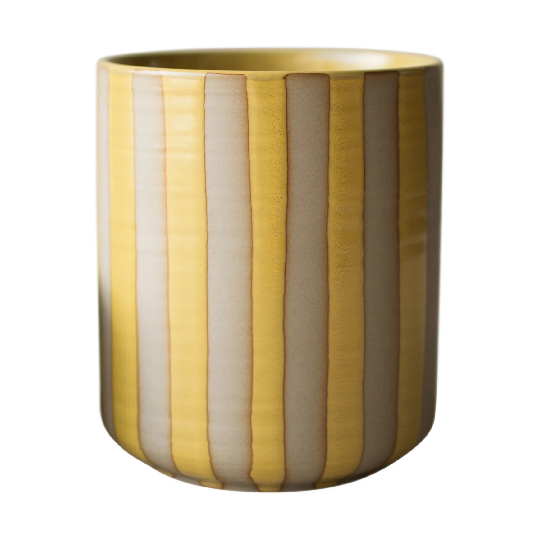 DBKD Line kruka &Oslash;14x16 cm Yellow