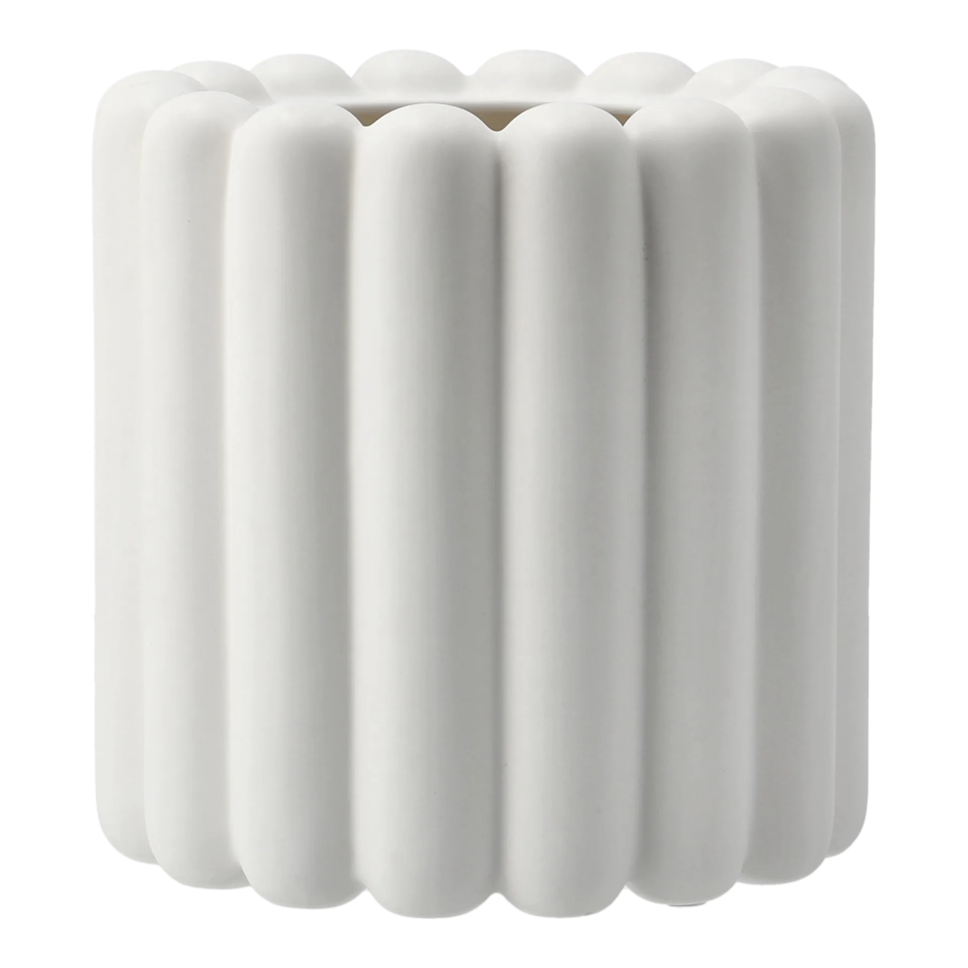DBKD Mist krukke small Ø19x19 cm White