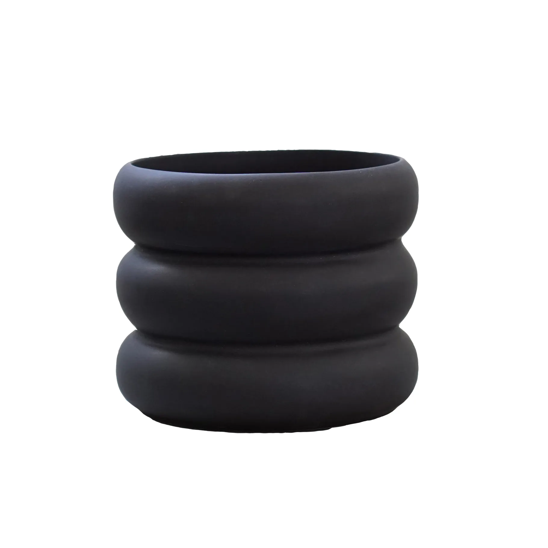 DBKD Mud kruka svart Small &Oslash;10 cm