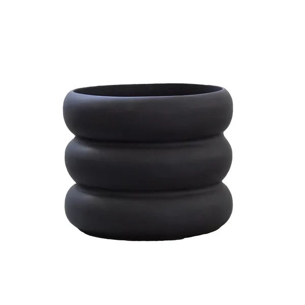 Mud kruka svart, Small Ø10 cm