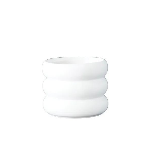 Mud kruka vit, Small, Ø 10 cm