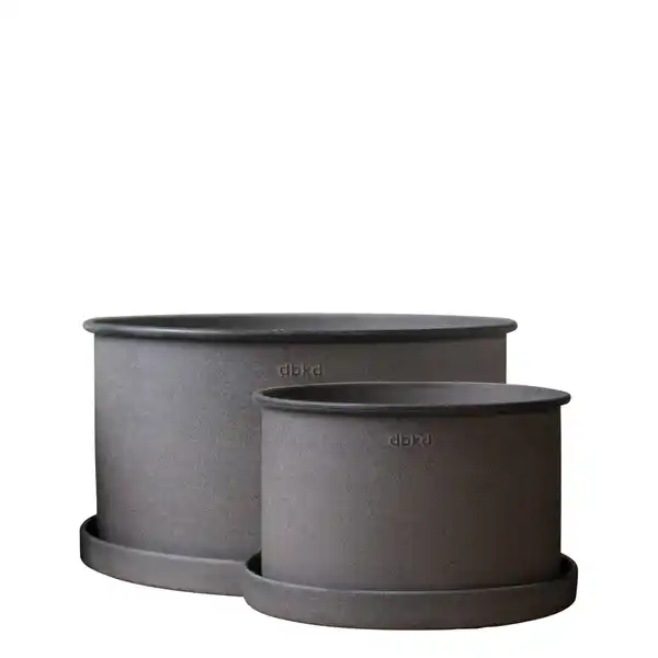 Plant kruka med Fat 2-pack