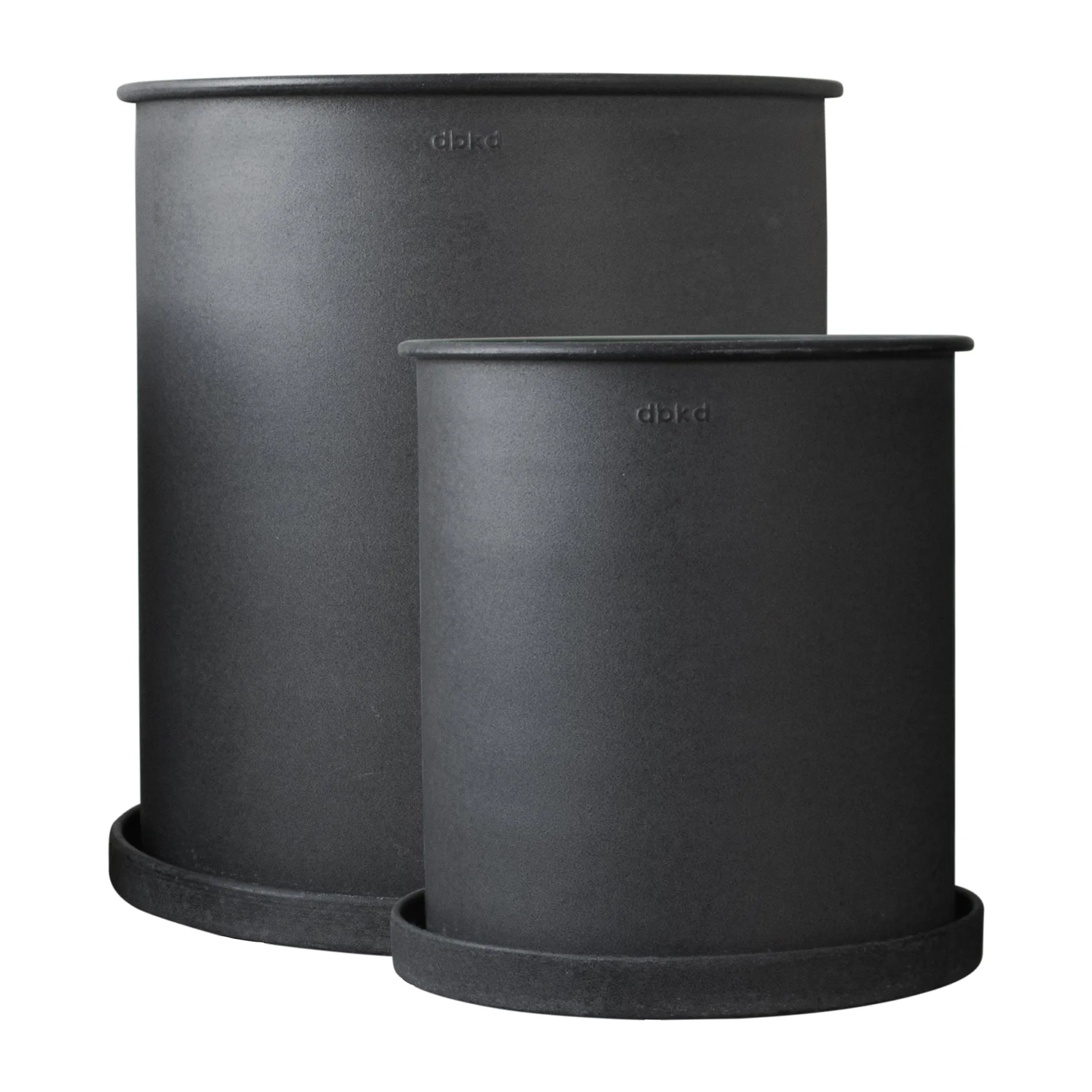 DBKD Plant pot kruka large 2-pack Black