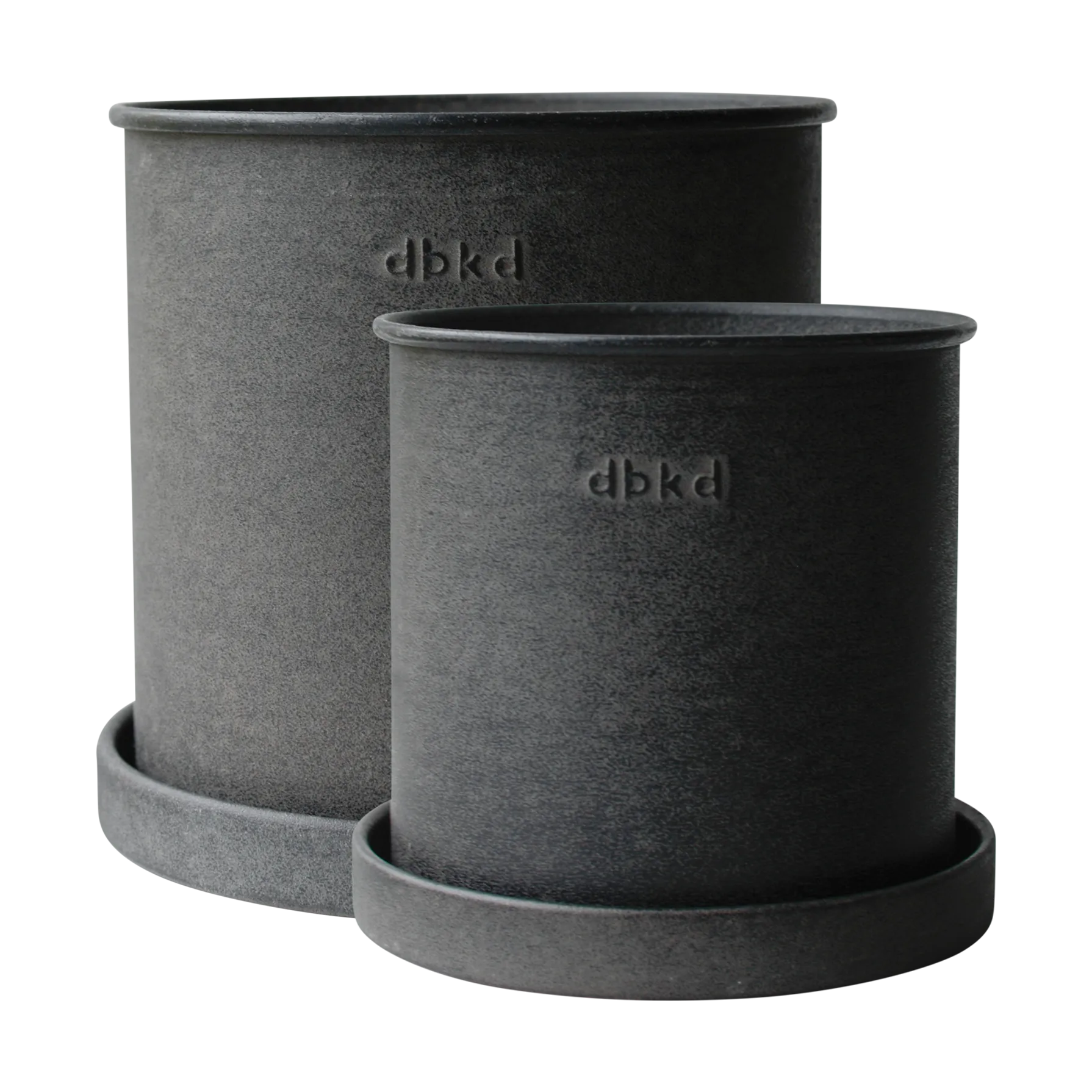 DBKD Plant Pot pot small lot de 2 Black