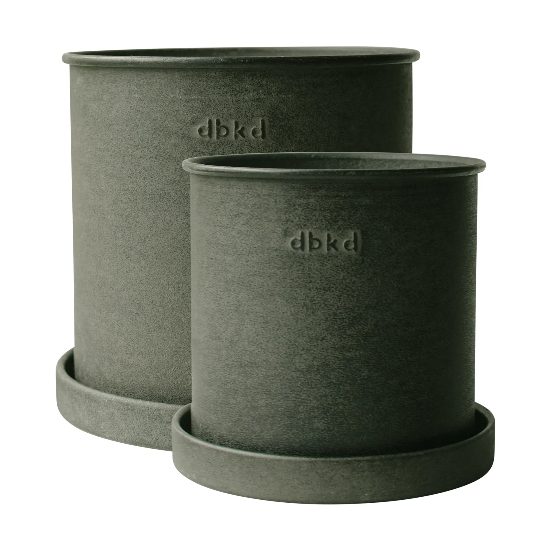 DBKD Plant Pot pot small lot de 2 Green