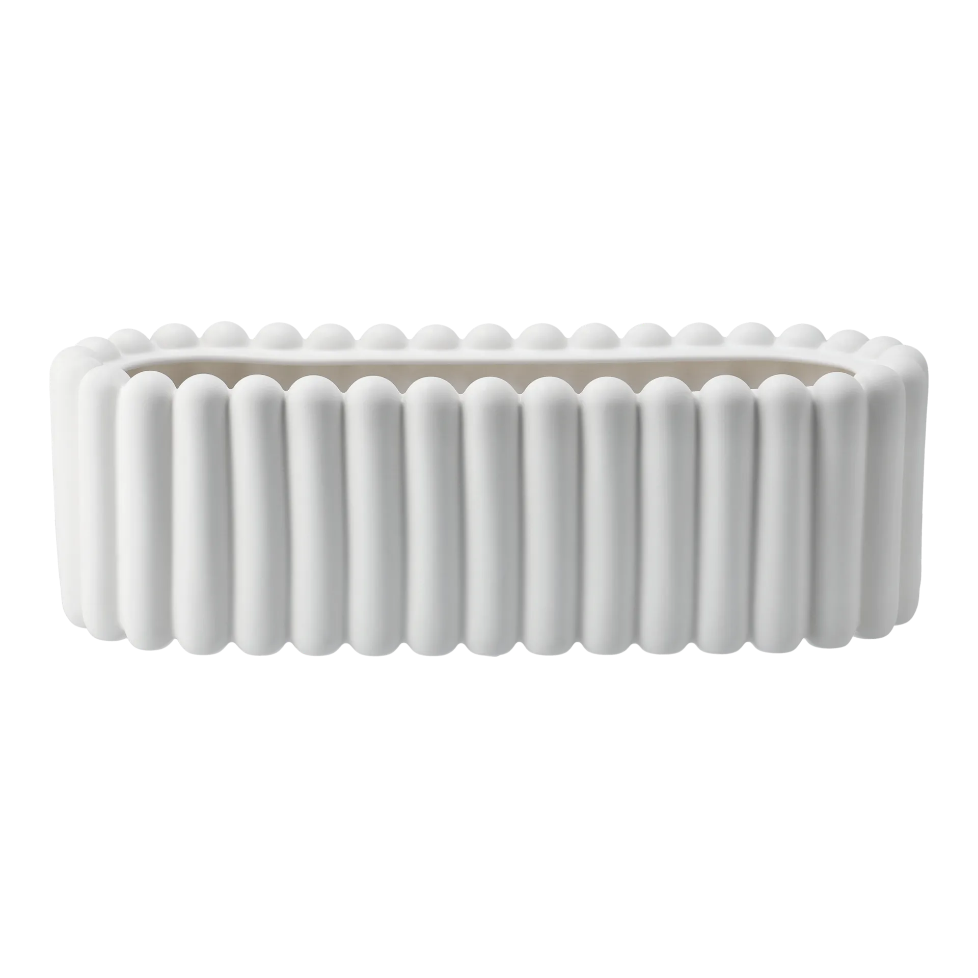 DBKD Pot de fleur Mist oval White
