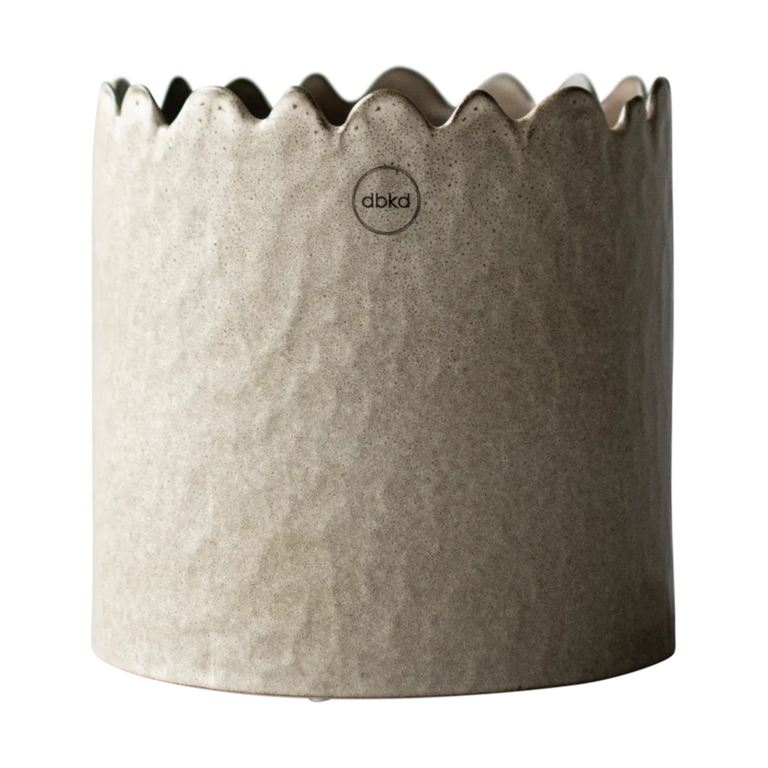 DBKD Pot Flowery Ø Beige