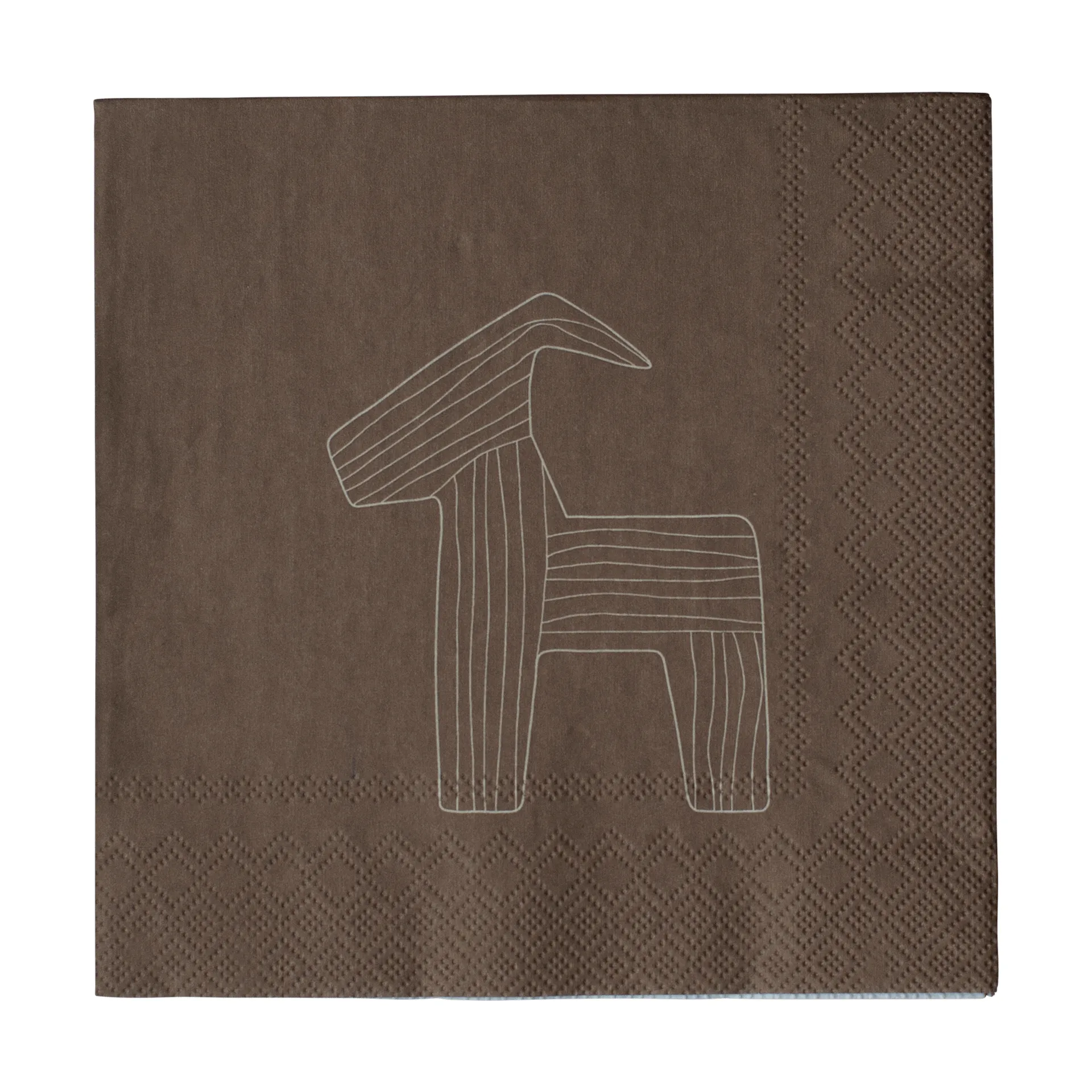 DBKD Serviettes en papier Bruse cm lot, de 20 Brown