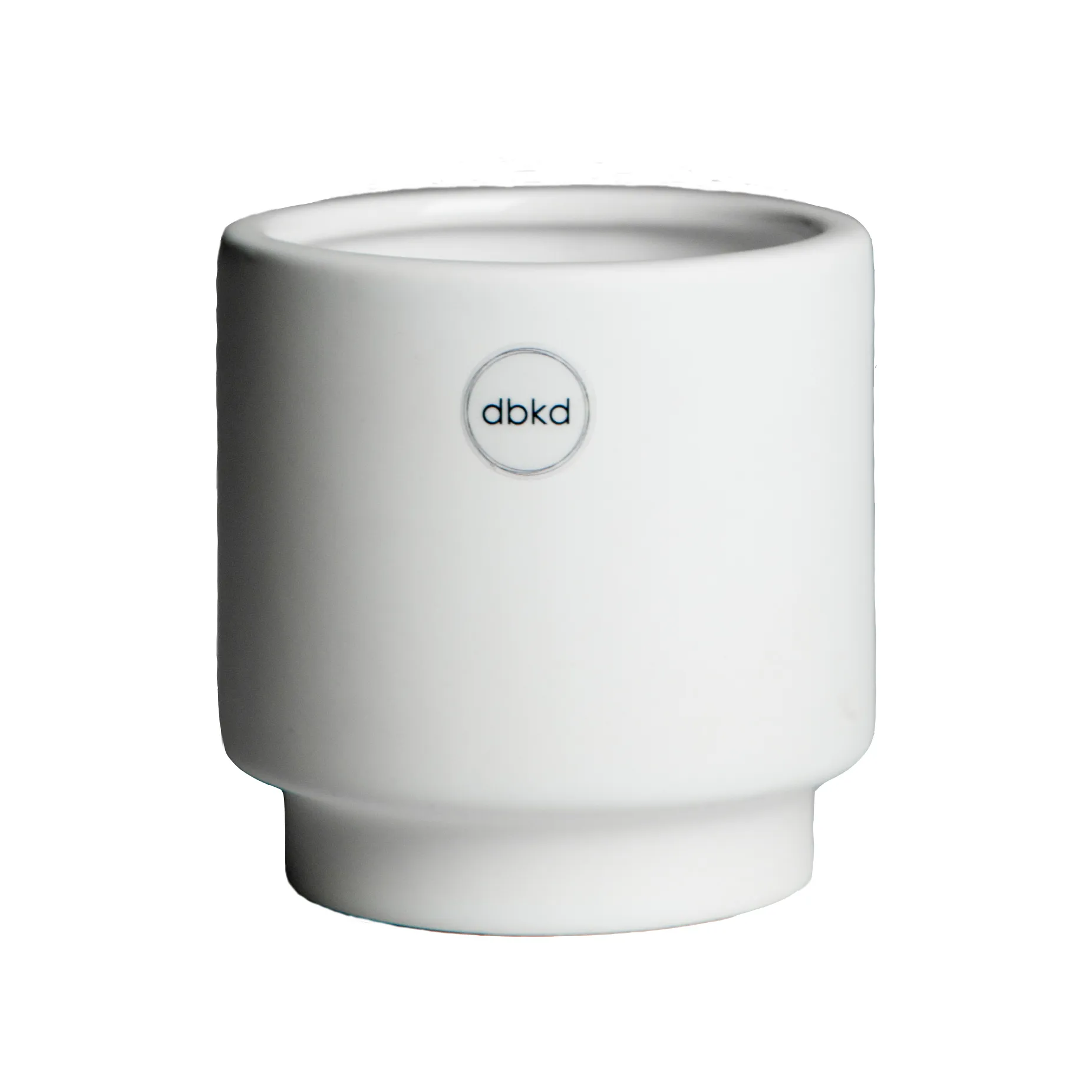 DBKD Solid kruka white Liten &Oslash;10 cm