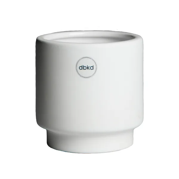 Solid kruka white, Liten Ø10 cm