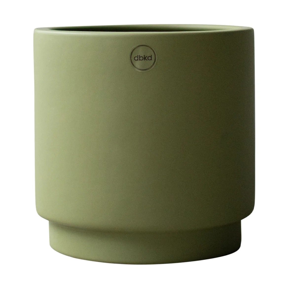 DBKD Solid krukke green Mellem, Ø16 cm