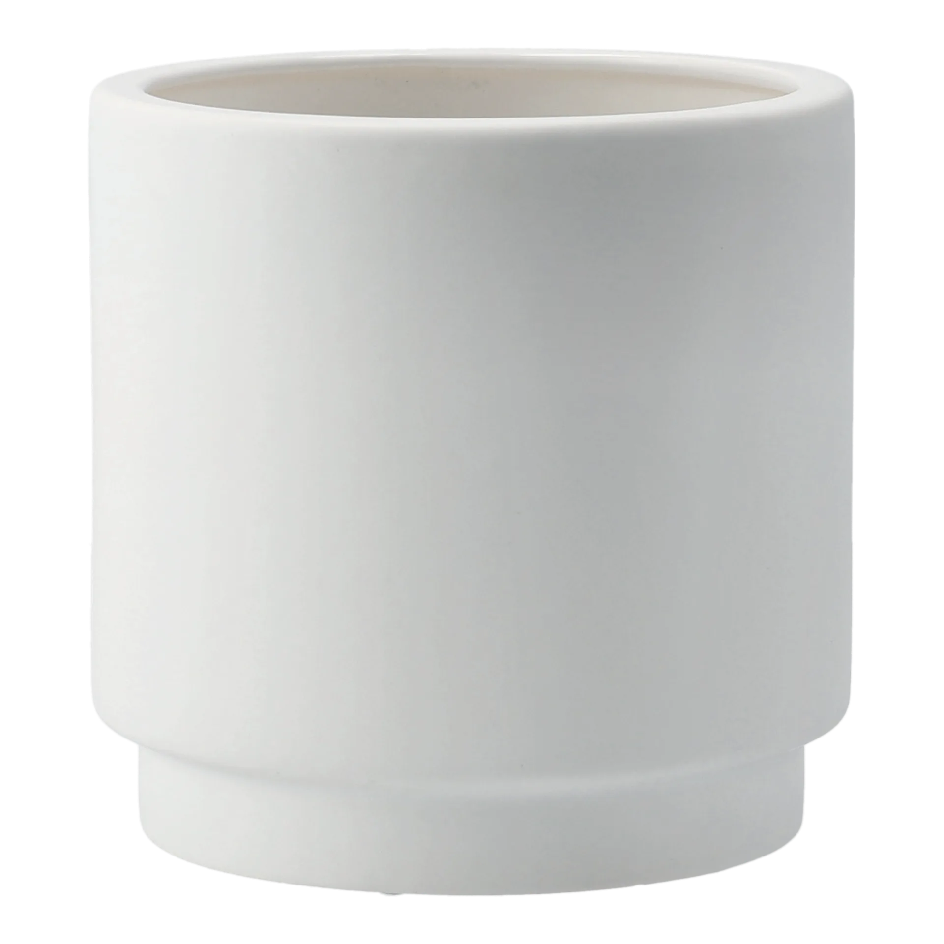 DBKD Solid krukke white Mellem Ø16 cm