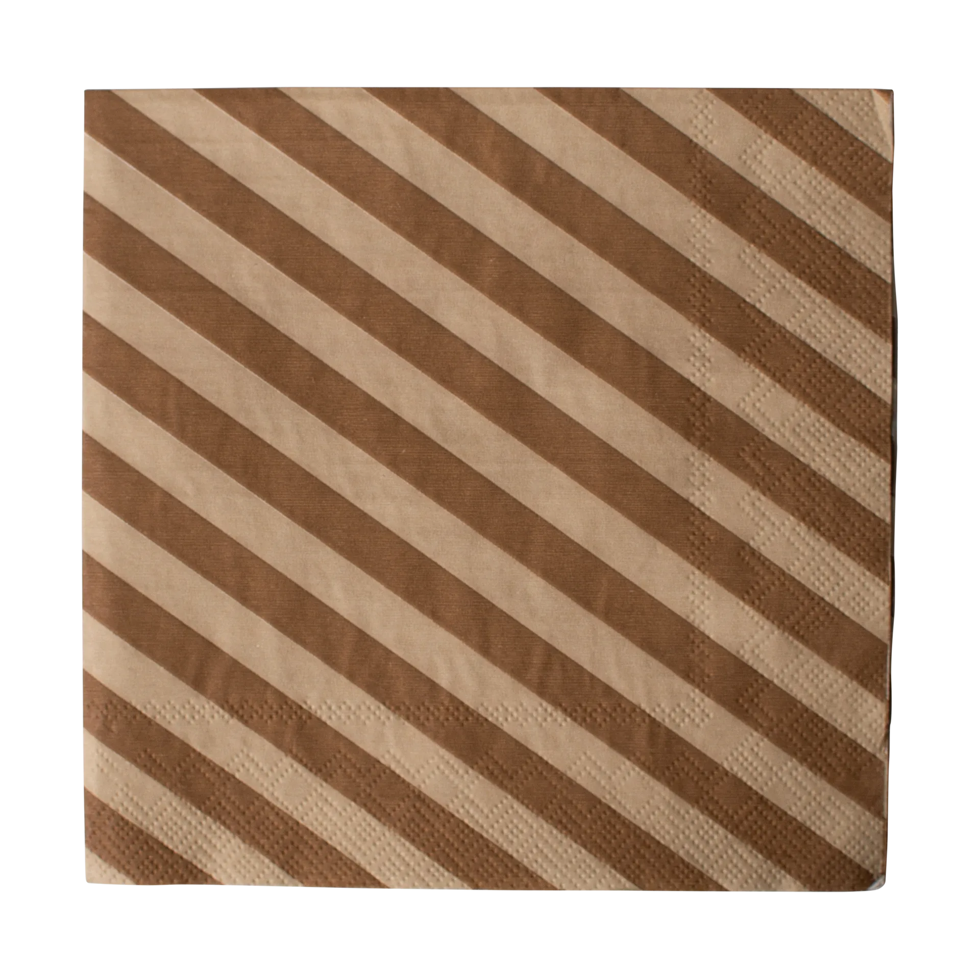DBKD Stripe papirserviet 33x33 cm Nougat