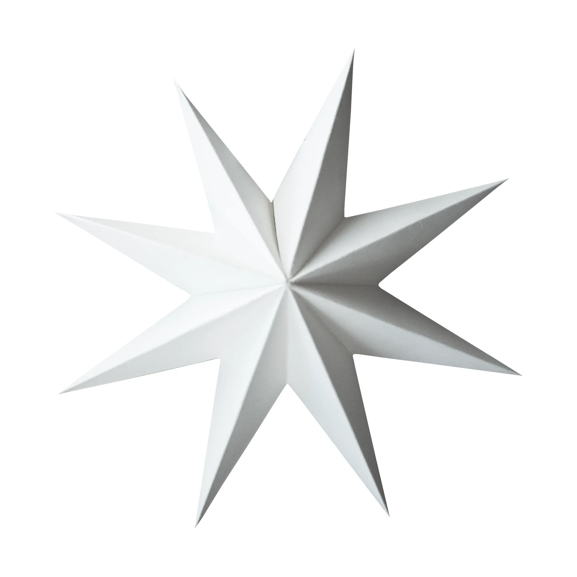 DBKD Suspension décorative Paper winter star White, grand, Ø